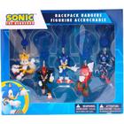 Set 5 Figuras Sonic The Hedgehog P/ Mochila Colecionáveis