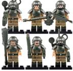 Set Com 6 Bonecos Blocos De Montar Soldados Warhammer Astra