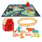 Set de Bonecos Fazendinha Com Tapete 1048 Gulliver