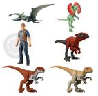 Set Figura Owen+5 Dinossauros Jurassic World Dominion Mattel