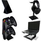 Setup Gamer Vexus Suporte P/ Celular Fone Controle Notebook Preto - Genus Móveis