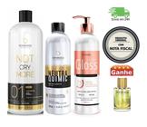 Shampoo 1l+ Neutraquimic Neutraliza Ph + Cauter Gloss Kit