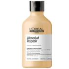 Shampoo Absolut Repair Serie Expert 300ml Loreal com Quinoa Dourada Nutre Repara e Deixa os Fios Leves