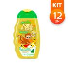Shampoo Acqua Kids Banana Vegano Formulação Suave pH Balanceado Cabelos Hidratado 250ml (Kit com 12)