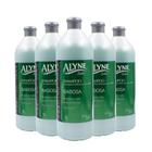 Shampoo Alyne Profissional Babosa Cabelos Danificados e Sem Brilho Reconstrutor Capilar 1l (5 Uni)