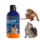 Shampoo Antipulgas Ectoparasiticida Duprat 500ml para Cachorros e Gatos Pulgas Carrapatos Piolhos