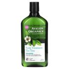 Shampoo Avalon Organics para tratamento de couro cabeludo Tea Tree 325 ml