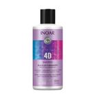 Shampoo Beleza em 4 Dimensões 4D Inoar 400ml Crescimento Antivolume Antifrizz Brilho Extremo Biotina Vegano