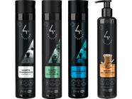 Shampoo Branqueador + Neutro + Condicionador + Másc. Multiproteínas 230g - Ibasa