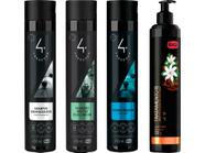 Shampoo Branqueador + Neutro + Condicionador + Tratamento10 230g - Ibasa