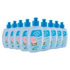 Shampoo Cheirinho De Bebê Azul pH Neutro Suave Brilho e Maciez 210ml (Kit com 9)