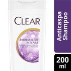 Shampoo Clear Women Anticaspa Hidratação Intensa 200ml