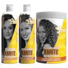 Shampoo + Cond + Creme 800ml Manteiga De Karite Soul Power