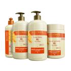 Shampoo Condicionador Banho Creme Finalizador Mel Bio Extratus Hidratação Preenchimento Porosos