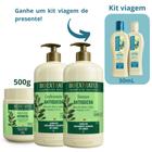Shampoo Condicionador Banho de creme Jaborandi Bio Extratus + Kit viagem