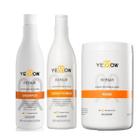 Shampoo, condicionador e máscara Repair - Yellow