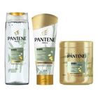 Shampoo + Condicionador + Máscara 600Ml Bambu Pantene Nutre & Cresce - 3 Itens