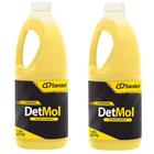 SHAMPOO DETERGENTE SABAO NEUTRO MOTO CARRO BIKE Det Mol 1,9L Sandet LIMPEZA OFF ROAD 2 UNIDADES