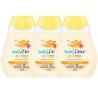 Shampoo Dove Baby Hidratação Glicerinada 200ml Kit com três unidades