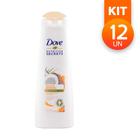 Shampoo Dove Nutritive Secrets Ritual De Reparação Com Óleo De Coco E Cúrcuma 400ml (Kit com 12)
