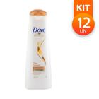 Shampoo Dove Nutritive Solutions Nutrição Para Cabelos Secos Sem Sal 400ml (Kit com 12)
