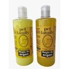Shampoo e Condicionador Magia do Argan Pet Family 500 ml