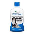 Shampoo e Condicionador Pet 6x1 Anti Pulgas Carrapatos Sarna Cães Gatos