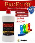 Shampoo e Condicionador Pet Proecto 500ml Anti Pulgas e Carrapatos