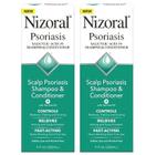 Shampoo e condicionador Twinpack Nizoral Psoríase 2x 200mL