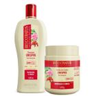 Shampoo e Máscara Crespos Rosa Mosqueta Bio Extratus 500ml