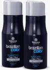 Shampoo e máscara matizadora silver black natureza