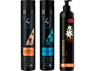 Shampoo Efeito Gloss 250ml + Cond. 250ml + Máscara Tratamento 10 230g - Ibasa