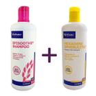 Shampoo Episoothe 500ml + Shampoo Hexadene 500ml Virbac Cães e Gatos