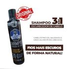 Shampoo Escurecedor Cabelo E Barba Santo Barbudo 3 Em 1 Unissex 250Ml