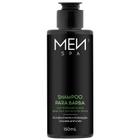 Shampoo Esfoliante Para Barba com Aloe Vera, Mentol e Pantenol 150mL Menspa