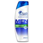 Shampoo Head & Shoulders Anticaspa Menthol Refrescante Masculino - 200mL