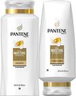 Shampoo hidratante pantene 25.4 OZ e condicionador sem silício 24 OZ para cabelos secos, renovação diária de umidade, pacote de pacote (embalagem pode variar)