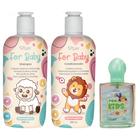 Shampoo Infantil For Baby + Condicionador Infantil For Baby + Colônia Infantil For Kids