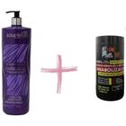 Shampoo Matizador Power 1l Souple Liss + Máscara 1Kg