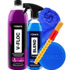 Shampoo Neutro Lavagem Premium V-Floc 1.5L Cera Liquida Blend Spray Vonixx