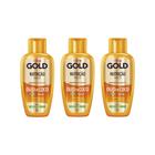 Shampoo Niely Gold 275ml Nutriçao Poderosa - Kit C/3un