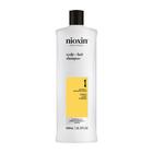 Shampoo Nioxin Scalp + Sistema de espessamento de cabelo 1 500mL