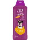 Shampoo p/caes pet clean 5 em 1 700ml