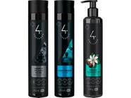 Shampoo Pelagem Escura 250ml + Cond. 250ml + Máscara Desmaio Do Fio 230g - Ibasa