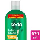 Shampoo Seda Cocriações Cachos Definidos 670ml Tamanho Família