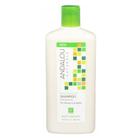 Shampoo suave e sedoso com óleo de marula exótico 11,5 onças da Andalou Naturals (pacote com 4)