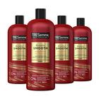 Shampoo TRESemmé Keratin Smooth para cabelos secos 800 ml (pacote com 4)