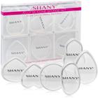 SHANY Stay Jelly Conjunto de Esponja de Silicone - 6 Esponjas de Mistura de Maquiagem Clara e Não Absorvente para Aplicação Imperfeita com Base