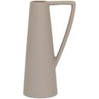 SHAPE VASO 25x12x9cm CERÂMICA CINZA