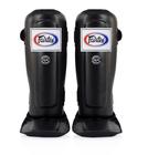 Shin Guards Fairtex SP3 Muay Thai para homens, mulheres e crianças, preto